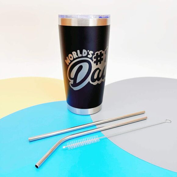 Personalized Engraved Tumblers, Best Dad Ever, Presents Birthday Gift for Dad - Picture 7 of 17